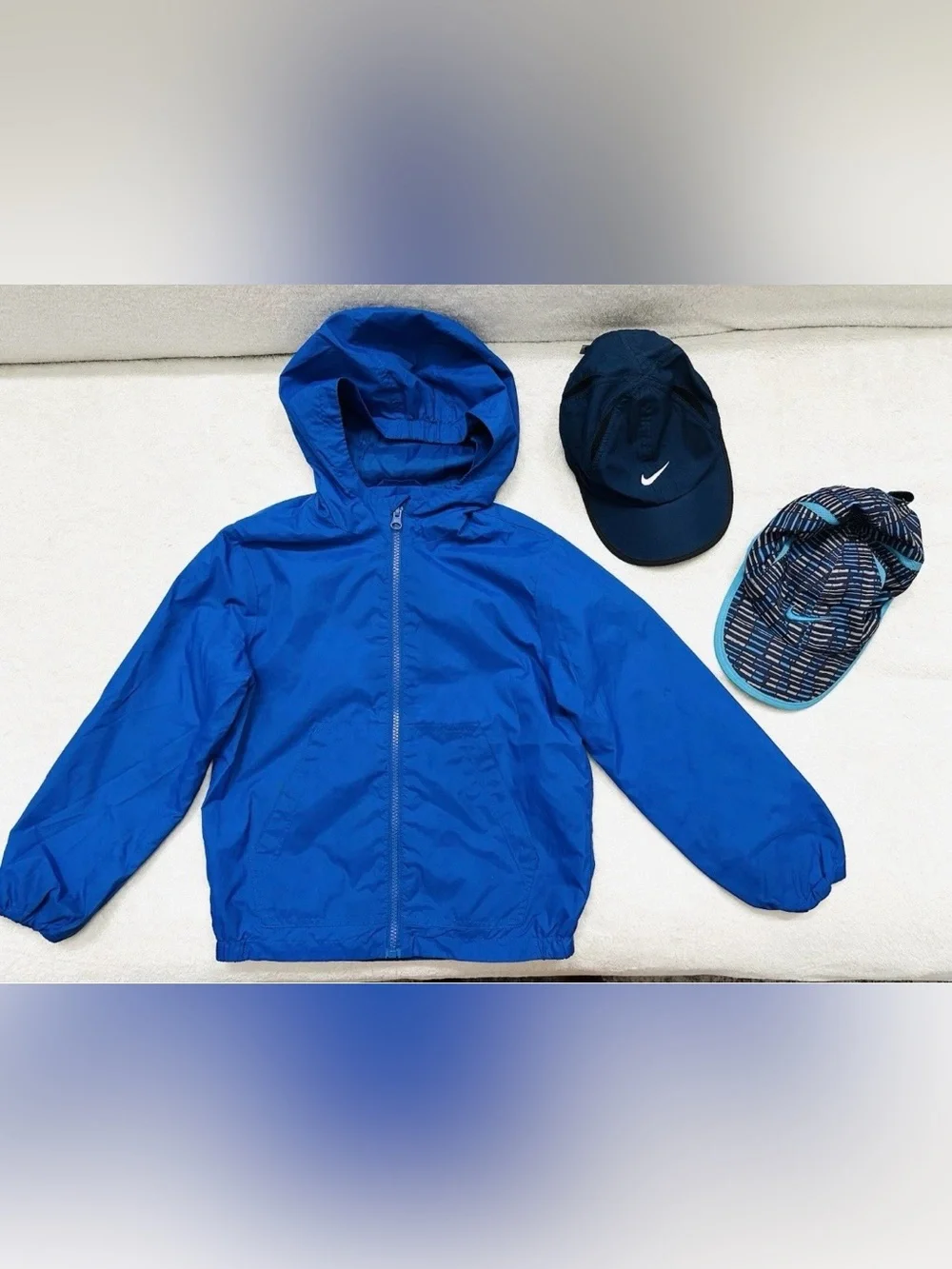 Boys Set Jacket & Nike Caps Size 7/8 Years Excellent Condition
